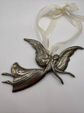 Angelic Reflections Pewter Ornament “good women” Quote Inscription 6x4”